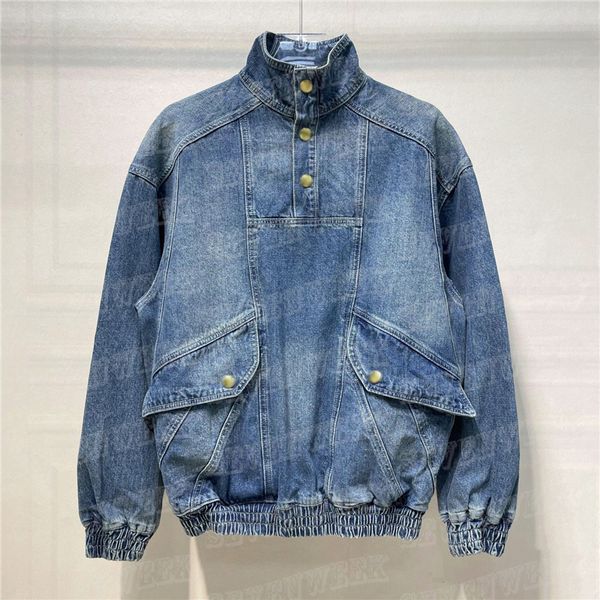 

famous womens denim jacket women casual coats blue designer stylist jacket outerwear, Black;brown