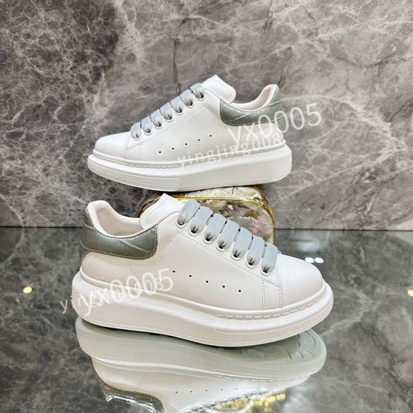 

new designer men womens quality classics flat sneaker casual shoes leather white letter overlays fashion platfnorm sneakers2023, Black