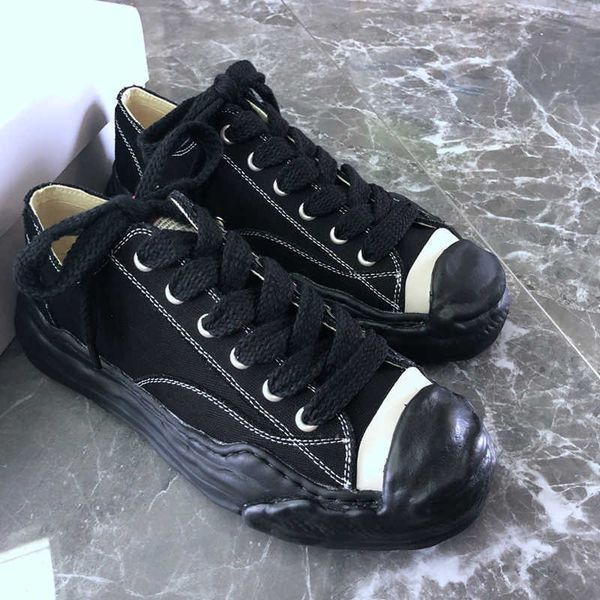 

high street dissolve sole canvas shoes mihara men's shoes mmy mixed colors women's sneakers lace-up yasuhir men's casual shoe