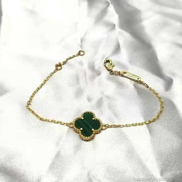 

fashion luxury clover bracelet designer gold jewelry chain for women wedding gift valentines day adults bracelets blue green black white clo