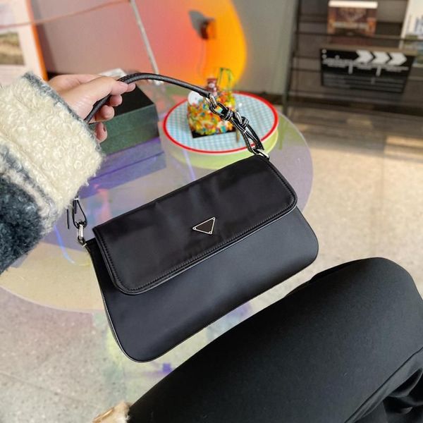 

cross body handbags shoulder bag designer bags luxury purse fashion nylon the armpit black wallet genuine leather size 24 16 cm with origina, Black;red