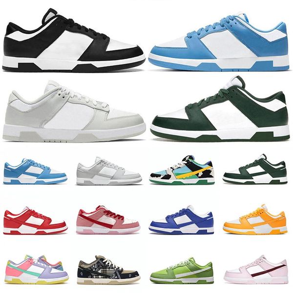 

running shoes low panda triple pink grey fog syracuse team green medium olive unc georgetown malachite sail walking jogging sneakers trainer