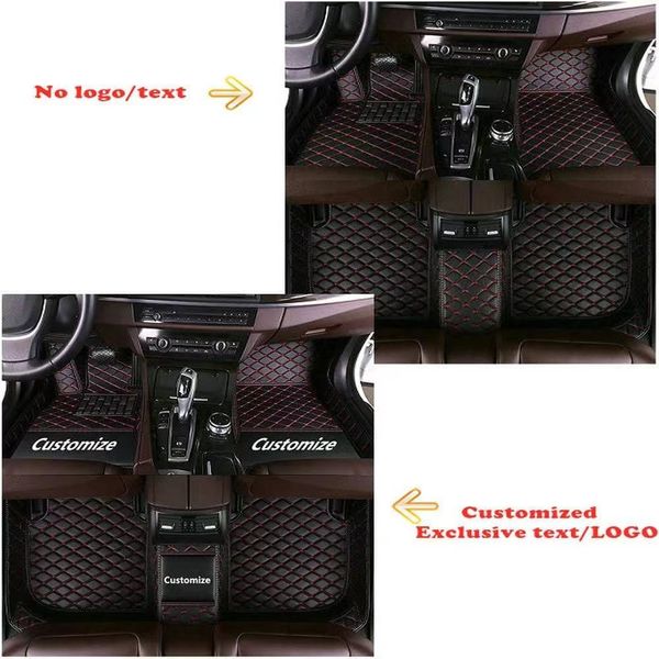 

3d shape customized waterproof car floor mats for toyota prius 2006 - 2023 black