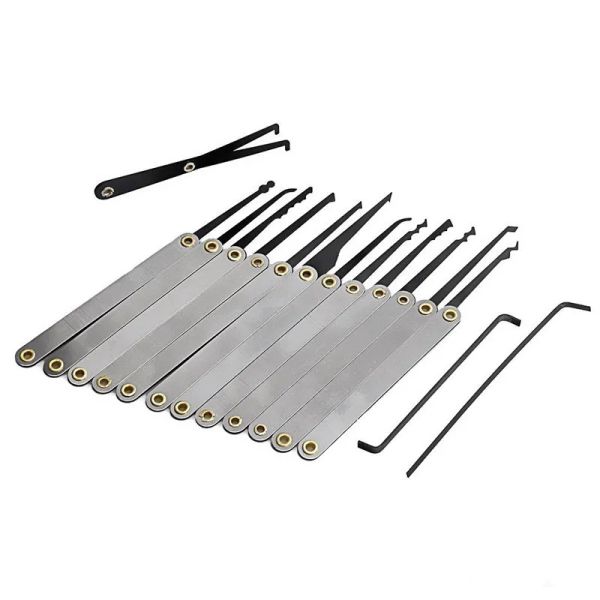 

15 piece unlocking lock pick set key extractor tool lock picking tools lock opener locksmith tools