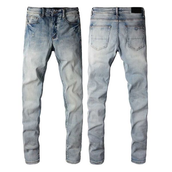 

mens jeans blue business and leisure pants man washed biker trousers fashion casual mature trendy denim pant hip hop motorcycle jean