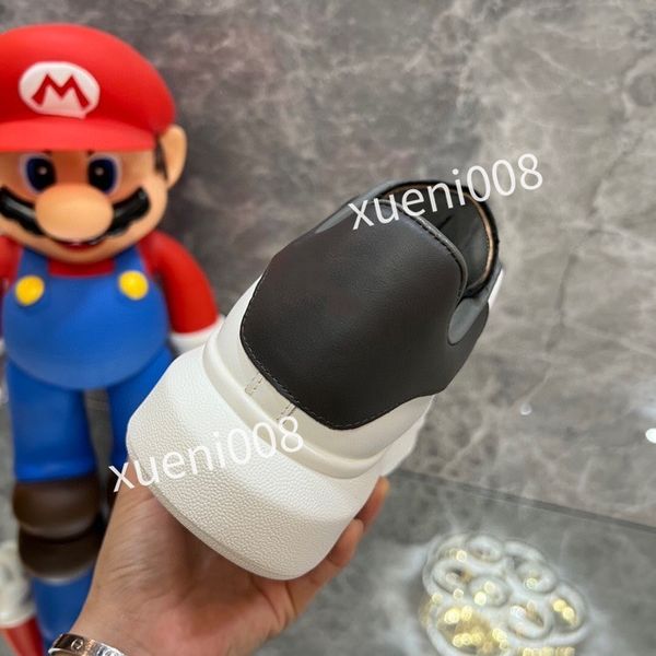 

new brand fashion womens men quality casual shoes heel leather lace-up sneaker running trainers letters flat printed sneakers2023, Red;white