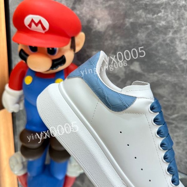 

2023designer man quality classics flat sneaker casual shoes leather white letter overlays fashion platfnorm sneakers, Black
