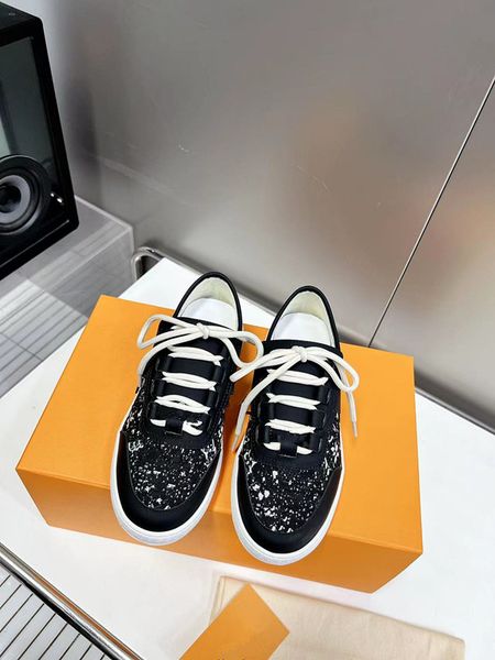 

men sneaker fashion designers casual shoes lace more colour platform trainers walking 0607, Black