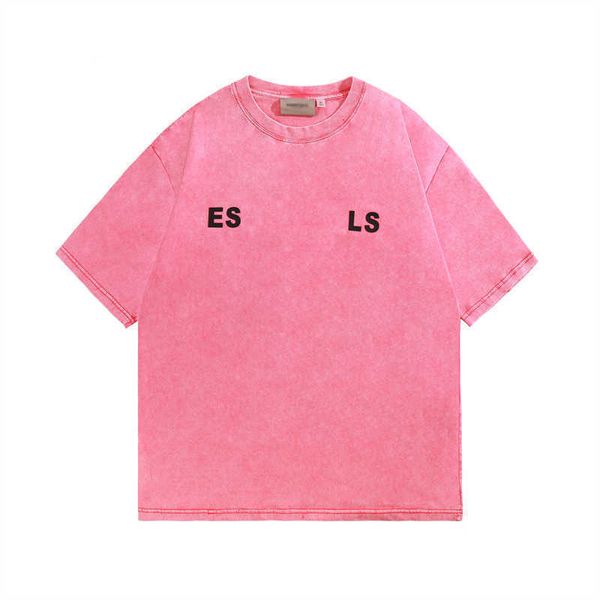 

2023 summer mens essent tshirts essentails shirts tee letter print t shirt women cotton fashion casual essentiel short sleeve street wear ws, White;black