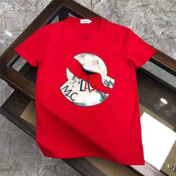 

monclairsd men's t-shirt designer multiple styles color lettering casual summer 100% cotton breathable anti-wrinkle men's and wome, White;black