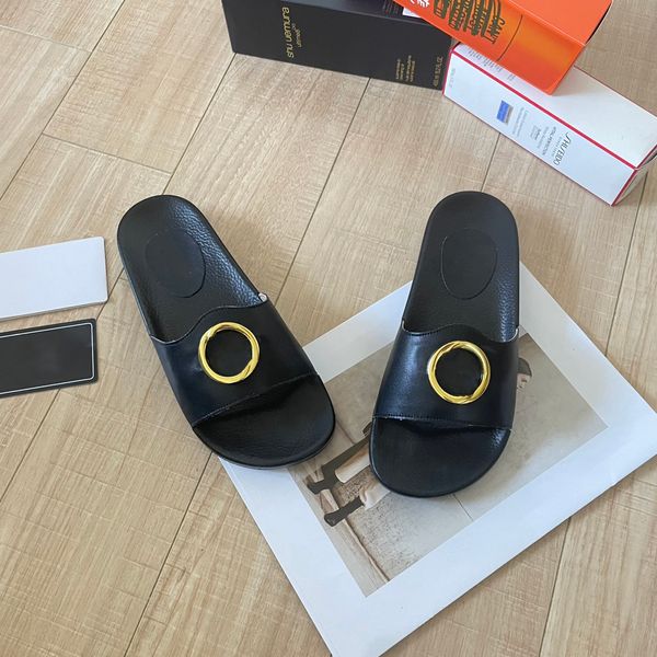 

casual shoes 2023g large women's sandals slipper versatile slippers internet red men's and flat bottom beach shoe, Black