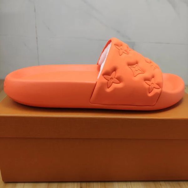 

casual shoes luxurys designers slides slippers sandals fashion causal flip flop with box size 35-45, Black