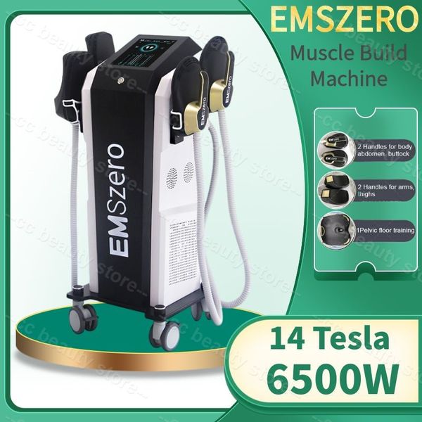 

14 Tesla 6500W DLS EMSLIM NEO Body Sculpting Machine EMS Fitness Stimulate Muscle Slimming Home Appliances Nova RF Emszero