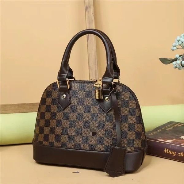 

shell designer bags flower women bags handbags chessboard plaid shoulder bags lock crossbody bag pillow designer handbag women messenger bag
