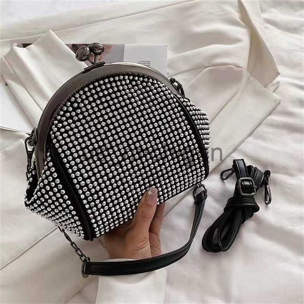 

evening bags dazzling shell crossbody messenger bag bags for women 2022 small pu leather lady chain brand shoulder bags handbags purse j2306