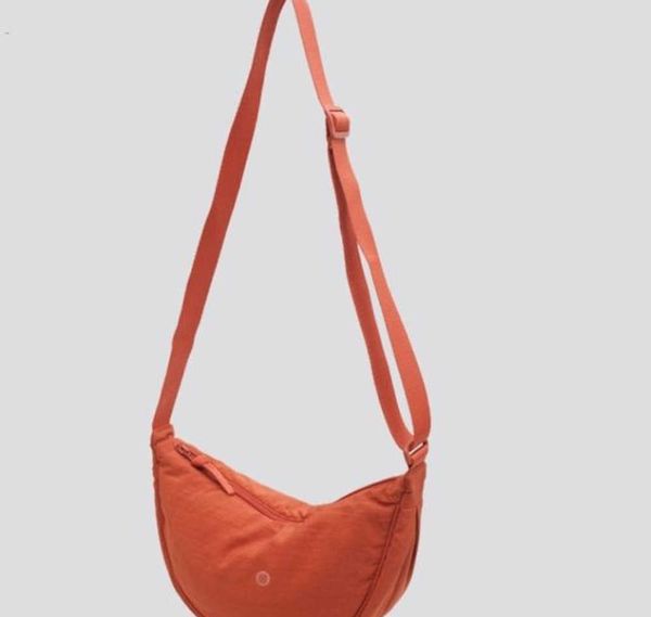 

lululemens designer bag women same style oblique cross dumpling bun leisure yoga nylon bag everywhere shoulder bag yoga sport luxury lulu cr