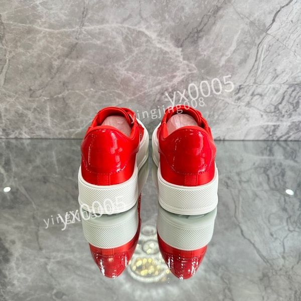 

new brand designer quality classics flat sneaker casual shoes leather white letter overlays fashion platfnorm sneakers2023, Black