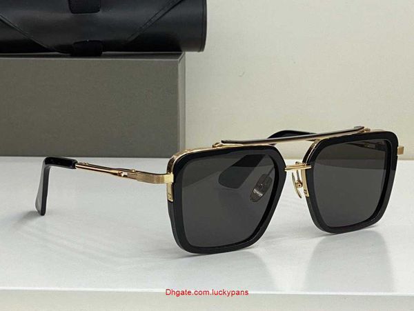 

a dita mach seven classic retro mens sunglasses fashion design womens glasses luxury brand designer eyeglass simple business n3m7, White;black