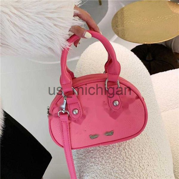 

evening bags senior minority bowling bag female 2022 new fashion joker portable shell bag shoulder slung pillow bag j230609