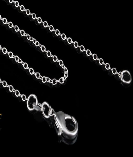 

2017 s 1mm 1624 inches choose 925 silver chain necklace thin silver chain9579859