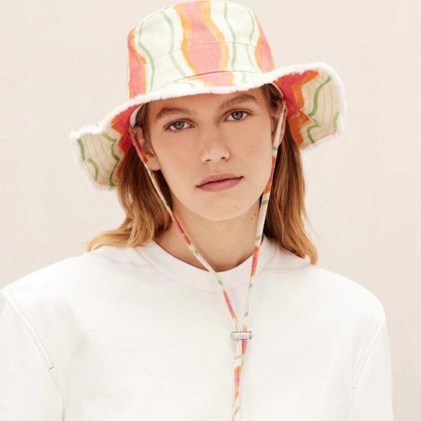 

designer hat luxury bucket hats sun hat embroidery hat with inner brand label panama bob basin cap outdoor fisherman hat, Blue;gray