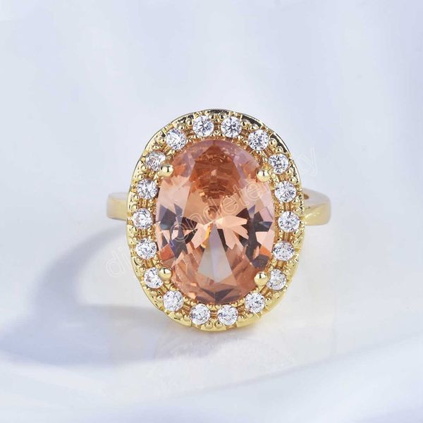 

14k rose gold close women's diamond ring stone champagne z diamonds jewelry, Silver