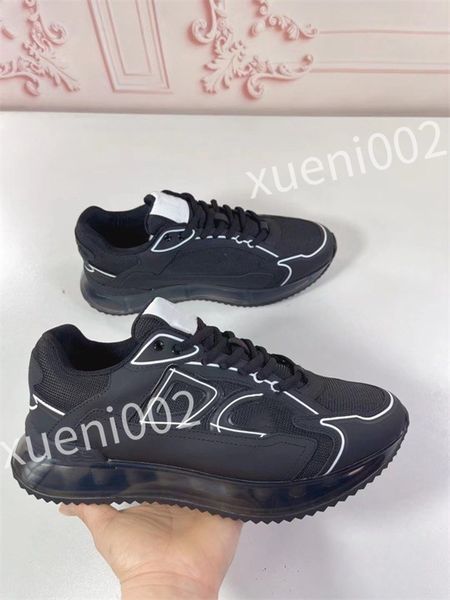 

2023 luxury fashion designer shoe lightweight lace-up breathable casual sneakers business leisure walking loafers, Black