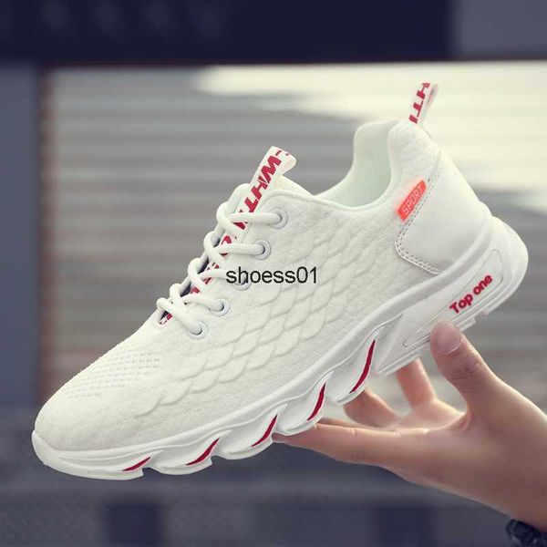 

men's outdoor flying woven shoes breathable trend casual sports shoes low lace up lightweight running shoes, Black