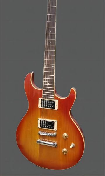 

custom electric guitar high-end cherry flame guitar