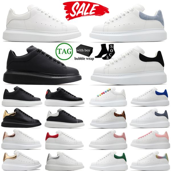 

casual shoes oversized sneakers leather platform women men flat sole white black espadrilles classic suede velvet leather