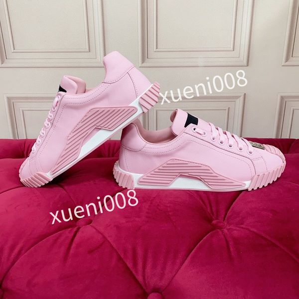 

new men women classics brand casual shoes leather lace-up sneaker running trainers letters woman shoes flat printed gym sneakers2023, Red;white