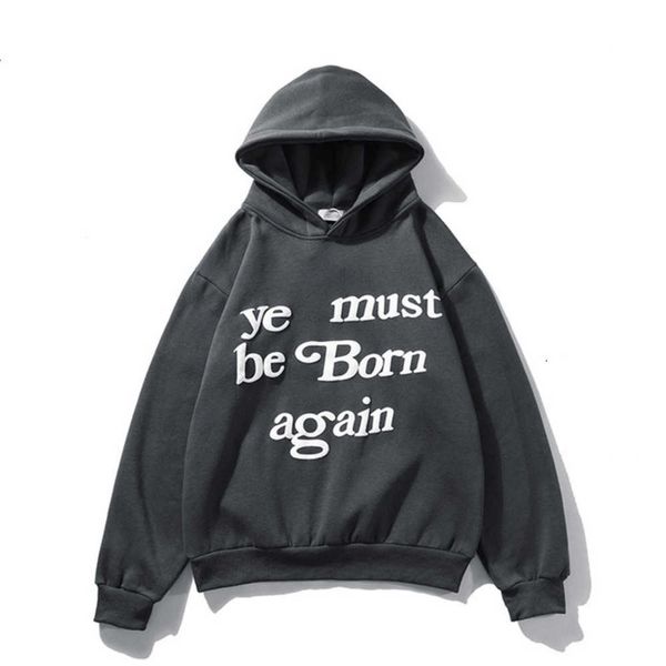 

23ss men's designer fashion printed high street hip hop hoodies 6 color hooded sweatshirt hoodie{category}, Black