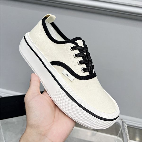 

luxury design bowling shoes channel 2023 fashionable men and women leather canvas letter logo casual outdoor sports running shoes 06-008