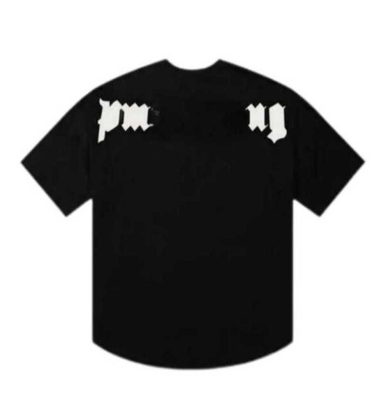 

men's tshirts t shirt palms palmangel city designer limited inkjet graffiti letter printing women's sailboat short-sleeved casual, White;black