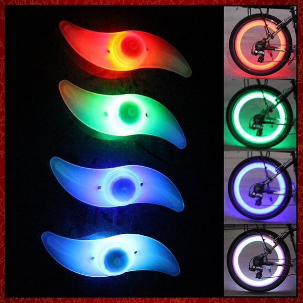 

1usd 9 colors led flash tyre light moto bike wheel valve cap lights car motorcycle bicycle wheels tires flashlight blue green red yellow mul
