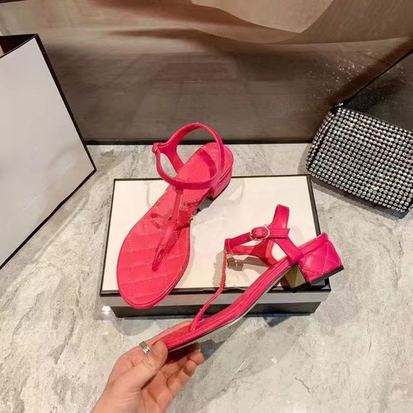 

genuine leather lady sandals summer beach toe dress wedding shoes shoes letters low heel luxury brand shoes famous women flip flops slipper, Black