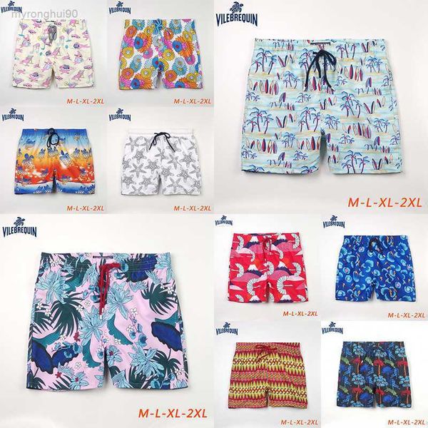 

vilebrequ mens shorts summer men's printed turtle surf pants beach shorts 970e, White;black