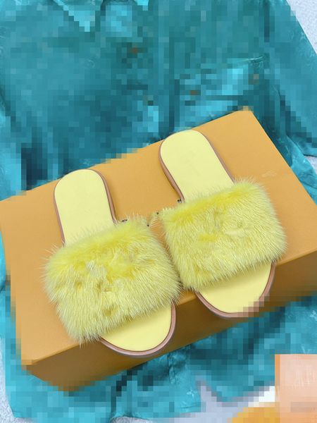 

with box luxury beach sandals classic genuine leather slippers designer slides women flat slide flip flop 0607, Black