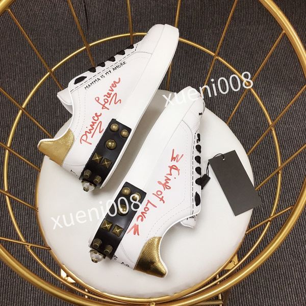 

2023womens mens classics brand casual shoes leather lace-up sneaker running trainers letters shoes flat printed sneakers, Red;white