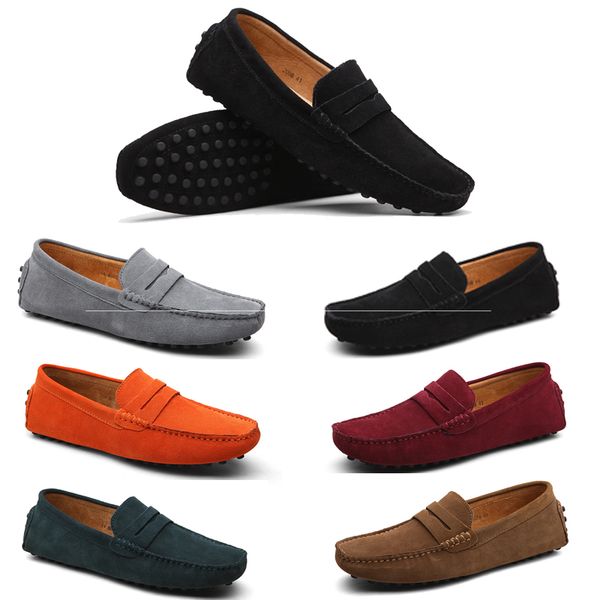 

men's shoes fashionable and classic casual fit pea shoes 015, Black