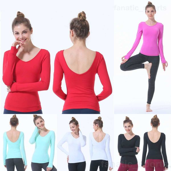 

women long sleeve slim t-shirts yoga exercise swiftly tech v-neck running tshirt breathable popular slim tee shirt stretch jogging, White;red