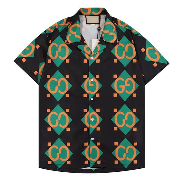 

2 men designer shirts summer shoort sleeve casual shirts fashion loose polos beach style breathable tshirts tees clothing 17 colors size -3, White;black