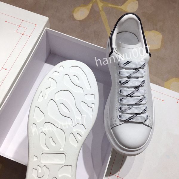 

man womans designer shoes lace sneakers casual women shoes sports breathable flexible soft comfortable real leather woman2023, Black