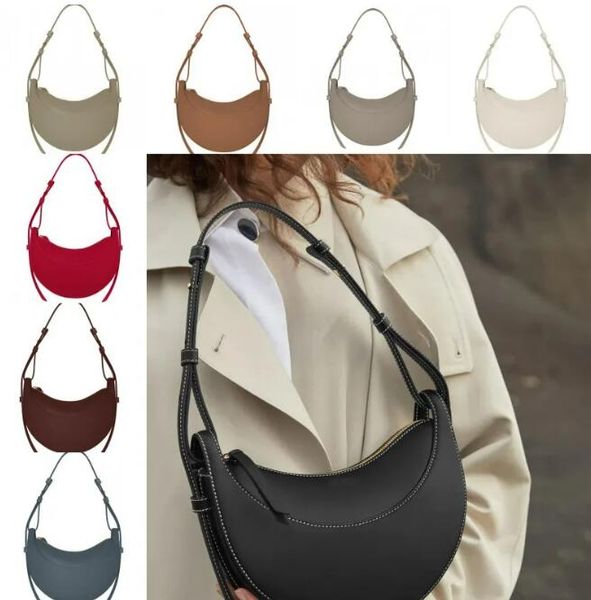 

numero dix luxurys shoulder bag women designer bag half moon tote crossbody bag fashion paris handbags baguette zip hobo purse smooth calf l