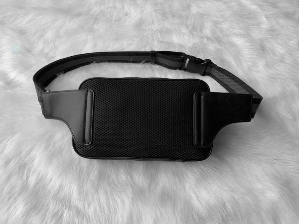 

men women leather sport runner fanny pack belly waist bag bum fitness running belt jogging pouch back grid bags g20653