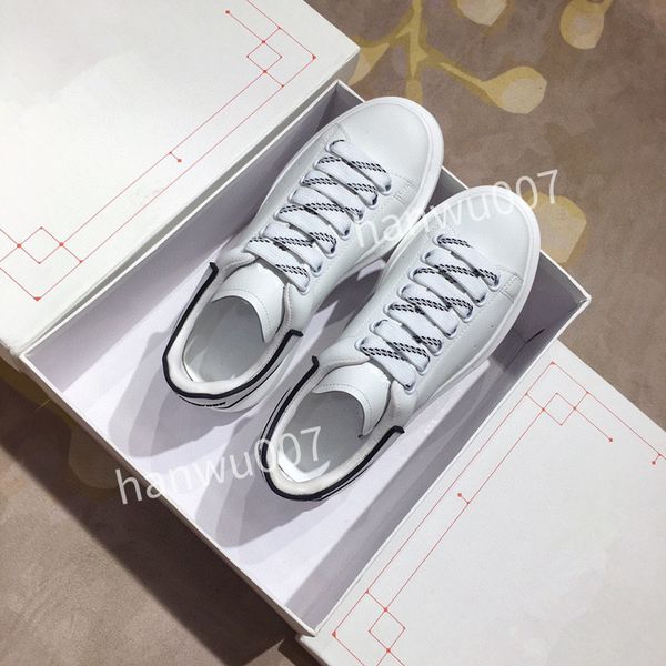 

mans womans designer shoes lace sneakers casual women shoes sports breathable flexible soft comfortable real leather woman2023, Black