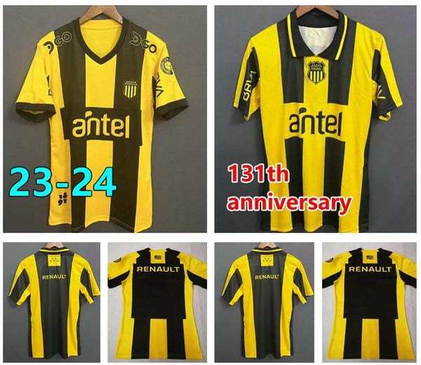 

2023 2024 uruguay penarol soccer jerseys 131th anniversary jersey special edition 2023 2024 atletico penarol c.rodriguez gargano football sh, Black;yellow