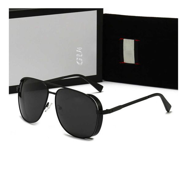 

designer sunglasses gu branded sunglass retro pilot glasses luxury brand men womens temperament polarized popular channel sunglasses, White;black