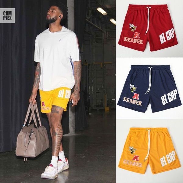 

designer american high street shorts quick-drying but knee-length four-point basketball pants fitness running training sports quick-drying s, White;black