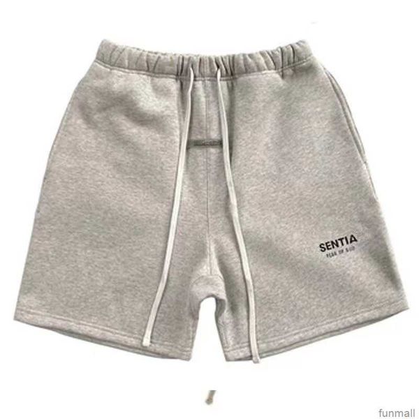 

essentail shorts high stree casual loose clothing sports short cotton fashion letter style tide knee length essentiel sweatpants new summer, White;black